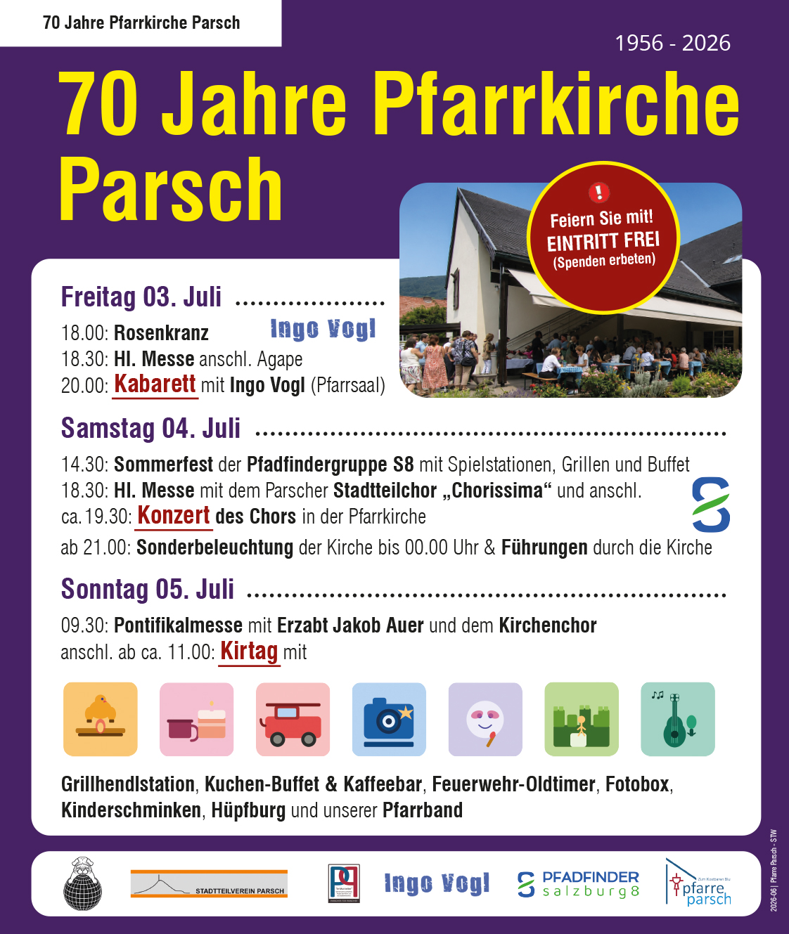 70 Jahre Pfarrkirche Parsch #pfarreparsch